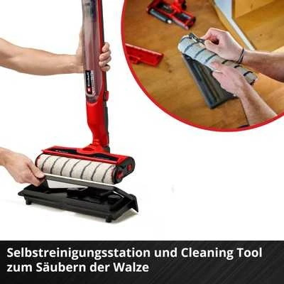 Akumuliatorinė šluota Einhell CLEANEXXO; 18 V (be akumuliatoriaus ir pakrovėjo)
