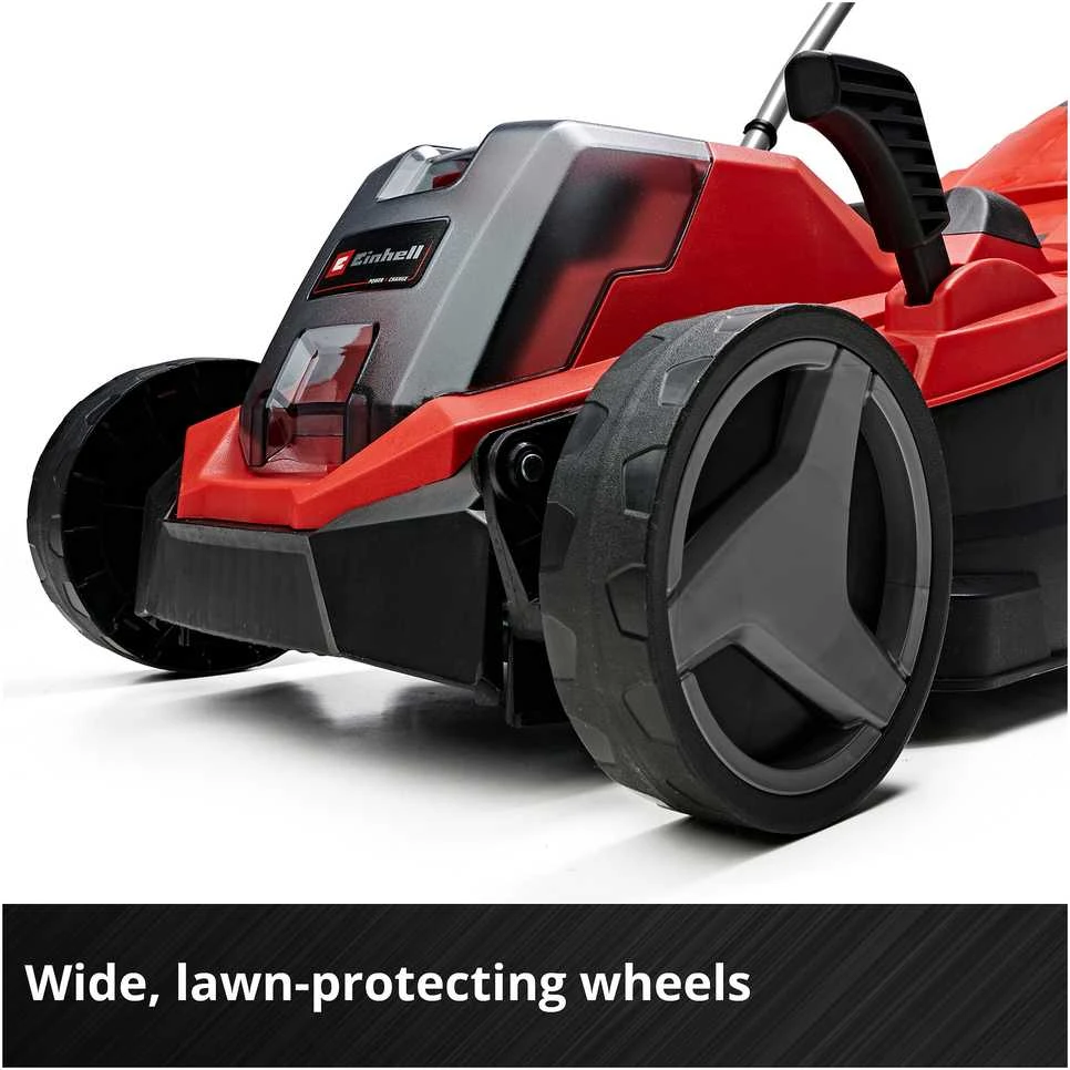 Einhell vejapjovė su akumuliatoriumi, 33 cm pjovimo plotis, 4,0 Ah baterija, automatinis valdymas