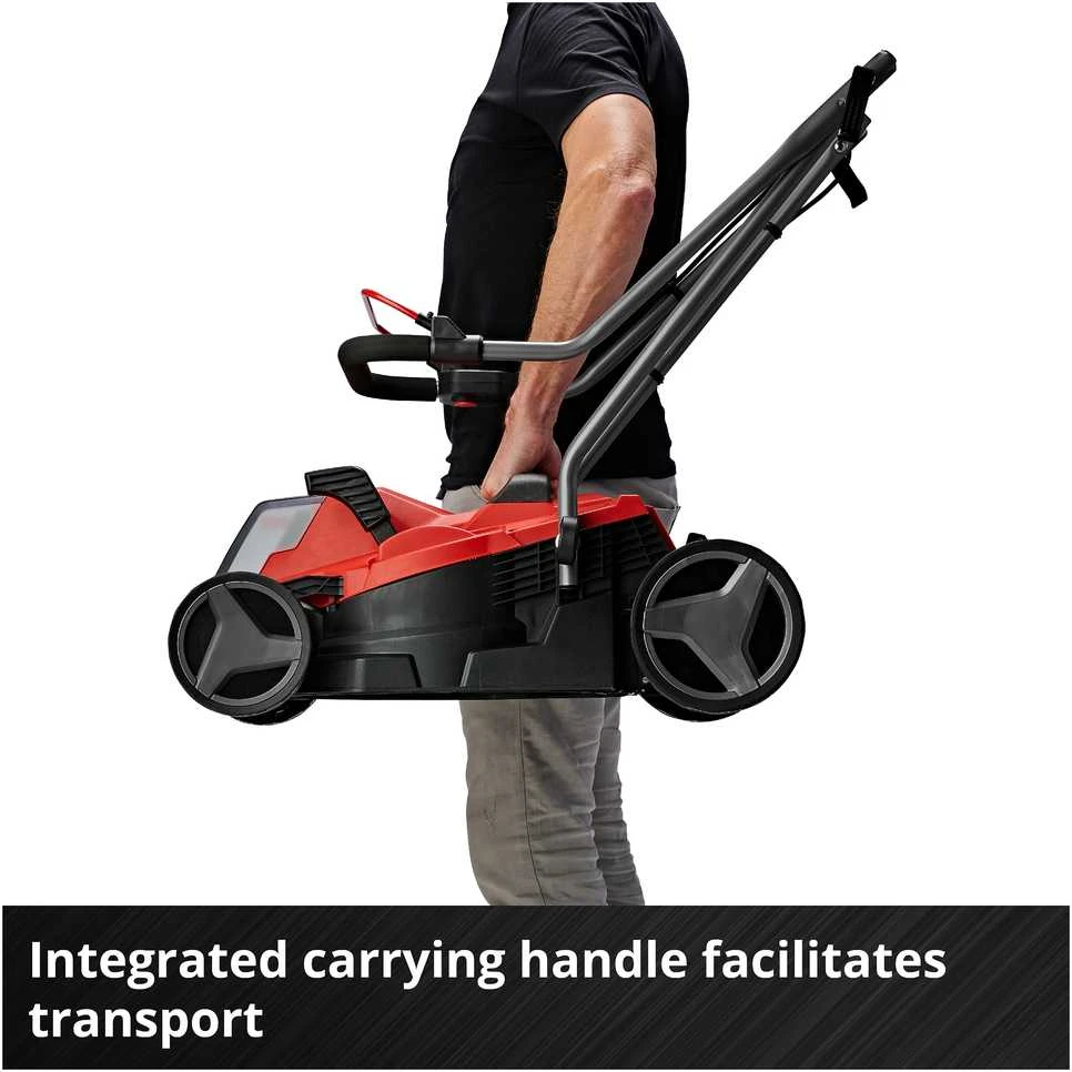 Einhell vejapjovė su akumuliatoriumi, 33 cm pjovimo plotis, 4,0 Ah baterija, automatinis valdymas