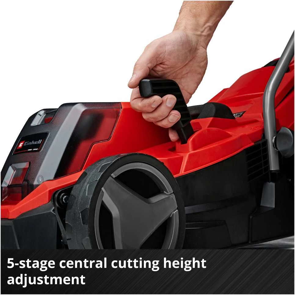 Einhell vejapjovė su akumuliatoriumi, 33 cm pjovimo plotis, 4,0 Ah baterija, automatinis valdymas