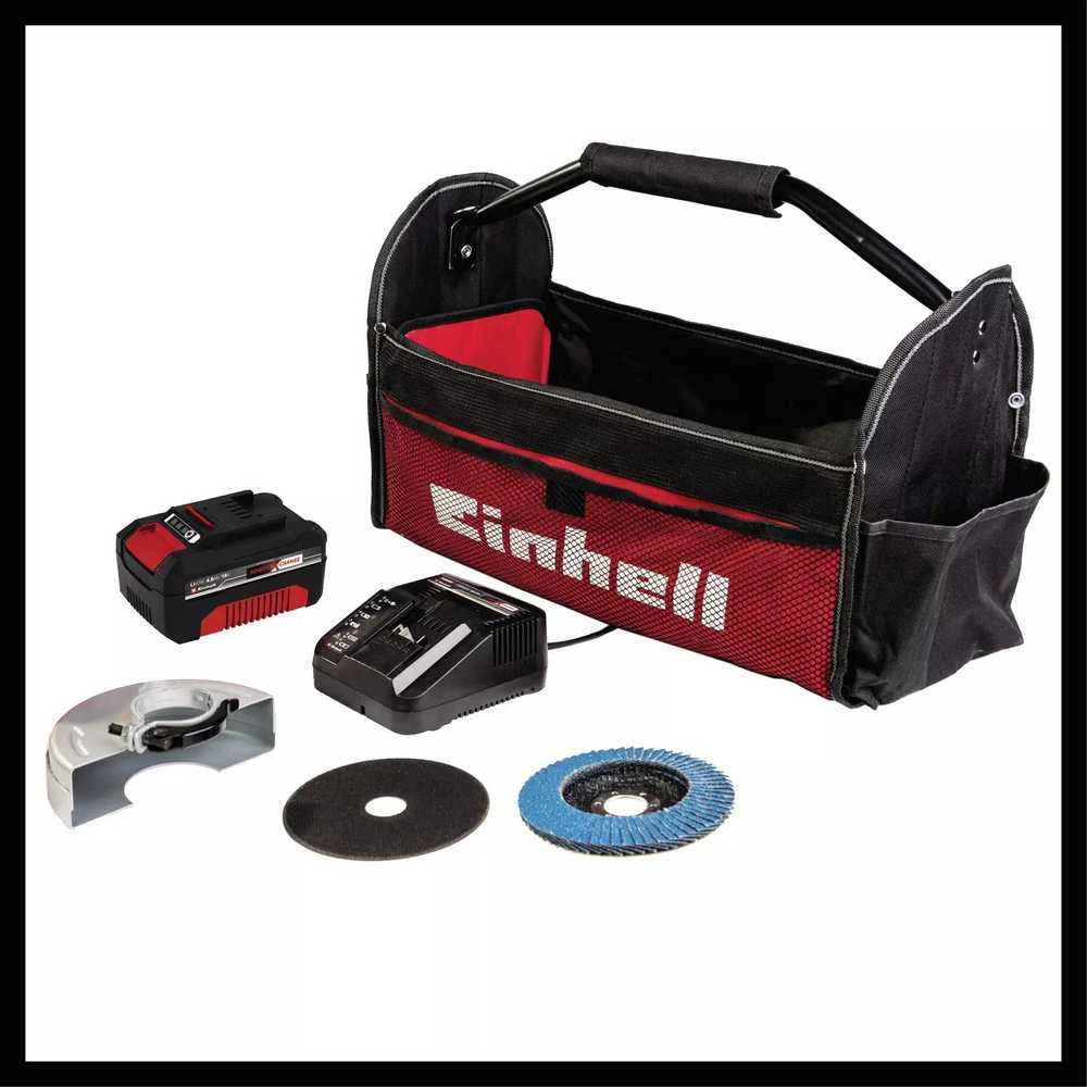 Šlifuoklis Einhell TC-AG 18/115 Li Kit