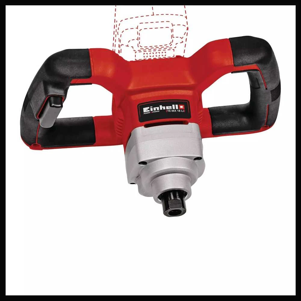 Einhell Akumuliatorinė maišyklė TE-MX 18 Li be akumuliatoriaus ir kroviklio