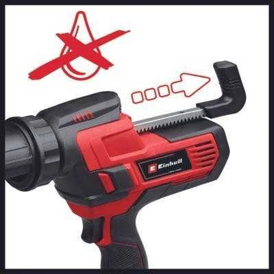 Įkraunamas silikoninis pistoletas EINHELL TE-SG 18/10 Li Solo, dozavimo jėga 2000 N, maks. talpa 31 | Einhell