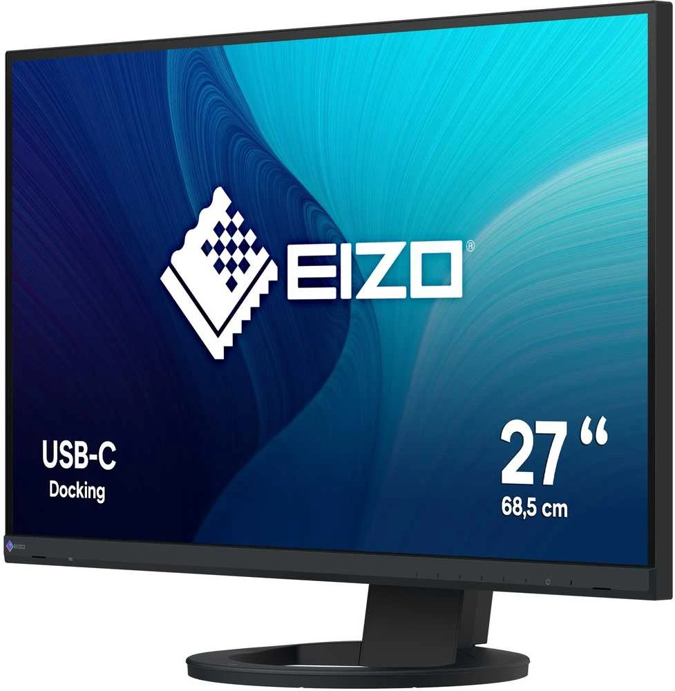 Monitorius EIZO FlexScan EV2720S-BK - IPS | 27" | QHD | sRGB 10bit | Pivot | Juodas