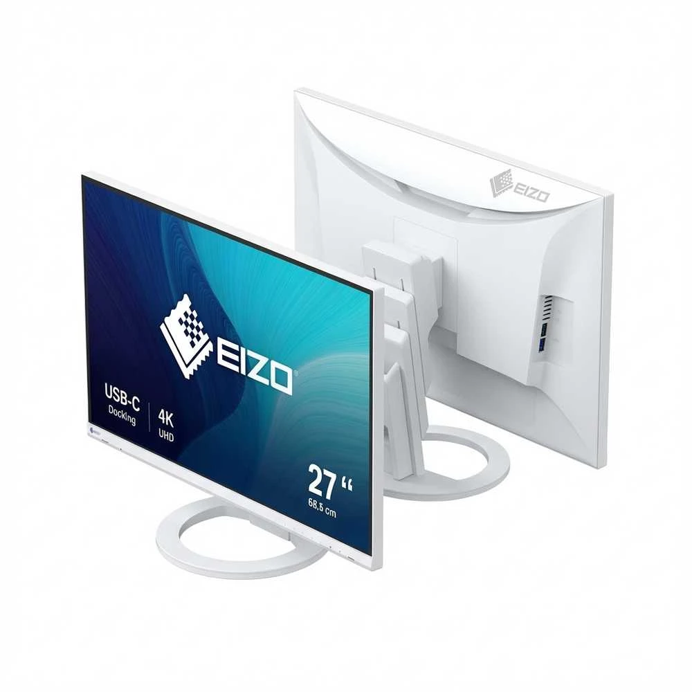 Monitorius EIZO FlexScan EV2740S-WT - IPS | 4K | USB-C PD 70W | 27"