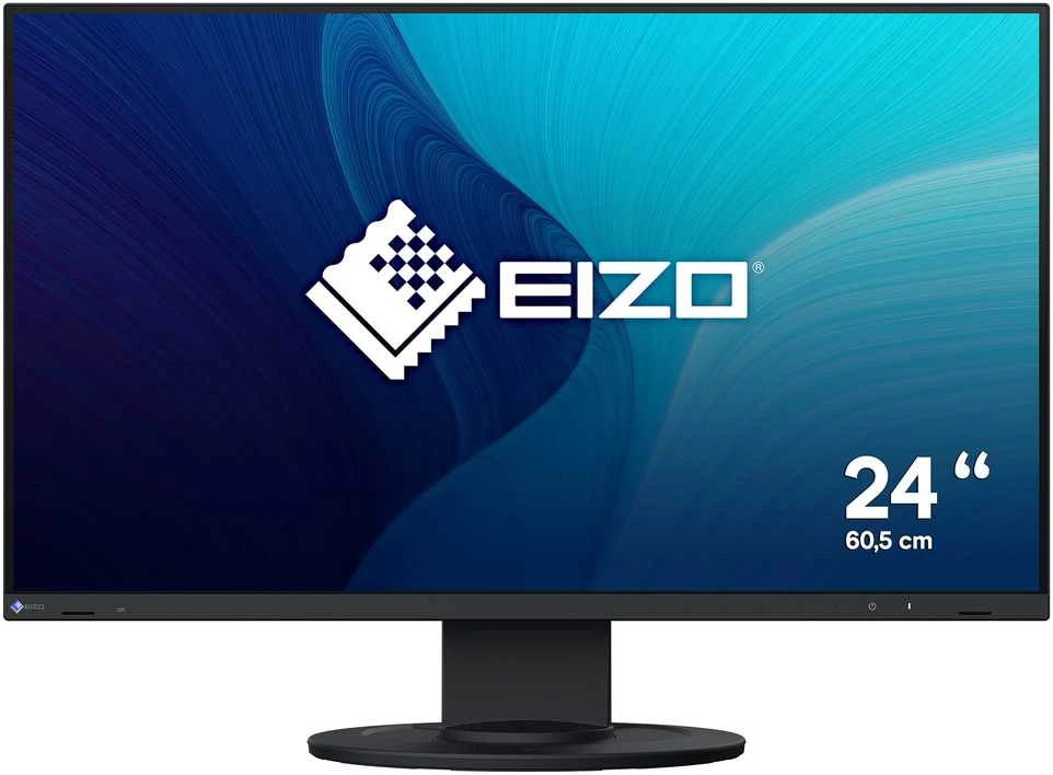 Monitorius EIZO FlexScan EV2400R-BK - 23.8". 1920 x 1080. FullHD. 16:9. (juoda)