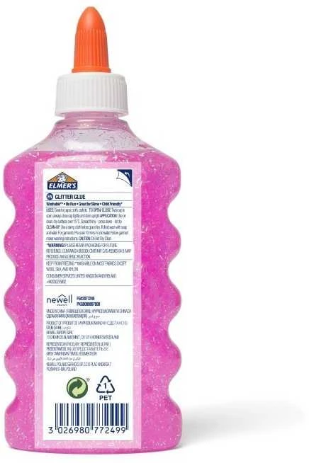 Elmer's Glitter Glue blizgantys klijai rožinė