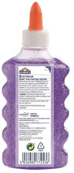 Elmer's blizgūs violetiniai klijai - 2077253