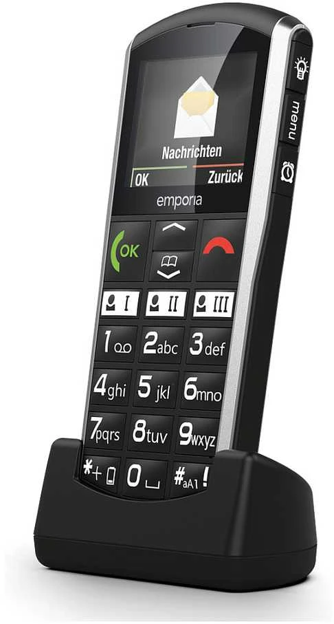 Išmanusis telefonas Emporia SIMPLICITY 4G (2025) Juodas/Sidabrinis
