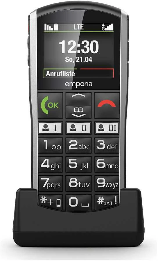 Išmanusis telefonas Emporia SIMPLICITY 4G (2025) Juodas/Sidabrinis