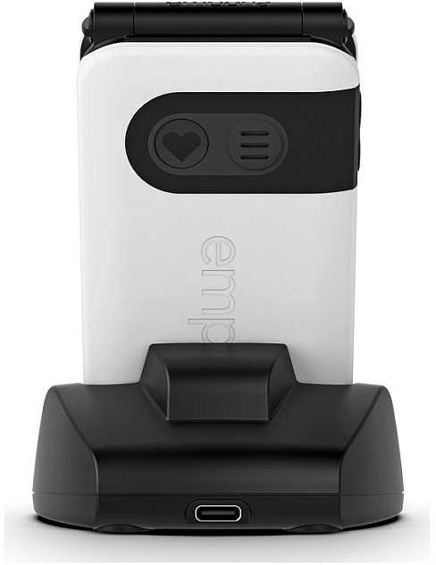 Mobilusis telefonas Emporia emporia SIMPLICITYglam 4G baltas bez zasilacza sieciowego