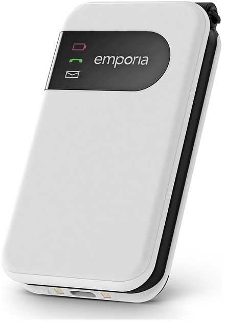 Mobilusis telefonas Emporia emporia SIMPLICITYglam 4G baltas bez zasilacza sieciowego