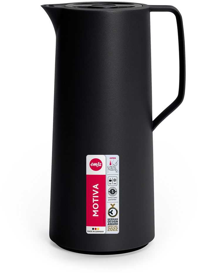 Emsa Motiva Quick Press 1 L juodas