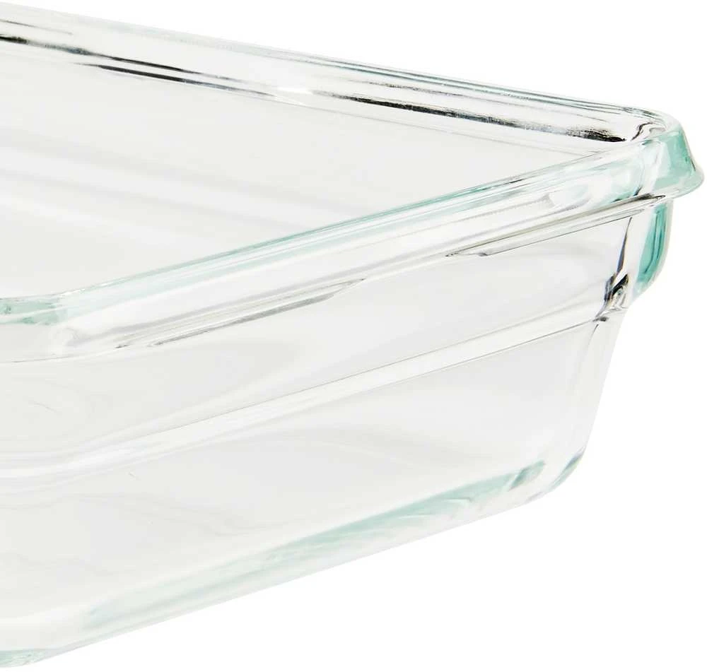 Emsa Emsa Clip&Close stiklinis maisto konteineris 1,3 L raudonas