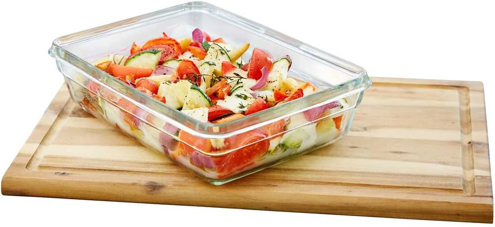 EMSA Clip&Close Glass Food Storage Box 3 vnt