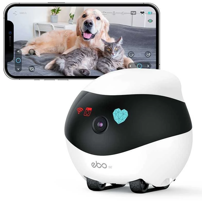 Enabot | EBO SE | Roboto IP kamera | Kompaktiška | 16 GB išorinė atmintis, palaiko daugiausia 256 GB