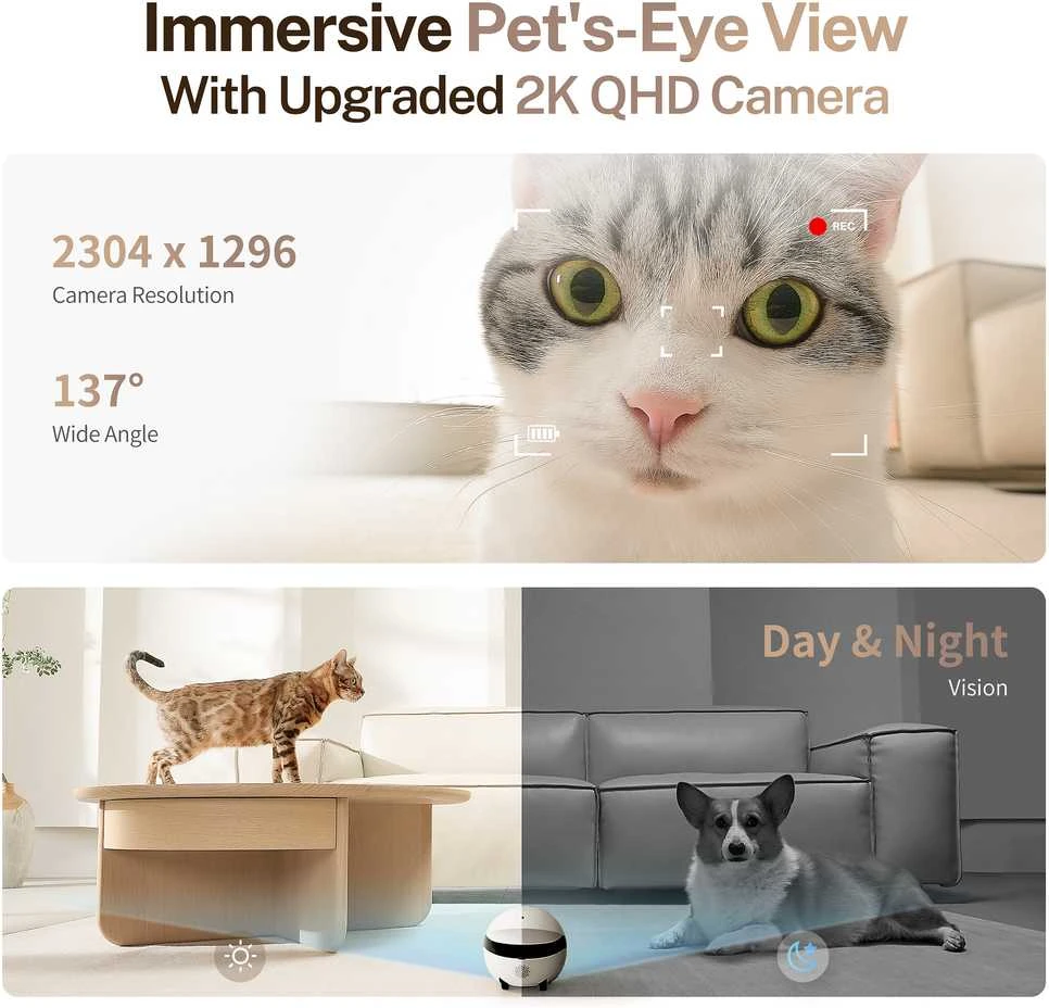 Enabot | ROLA Mini Pet Monitorius | Compact | 3 MP