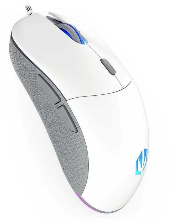 Endorfy GEM balta pelė su laidu | 8000 DPI