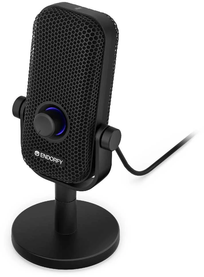 ENDORFY Solum Voice S Streaming juodas kondensatorinis mikrofonas |USB