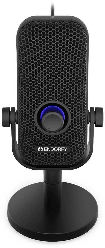 ENDORFY Solum Voice S Streaming juodas kondensatorinis mikrofonas |USB
