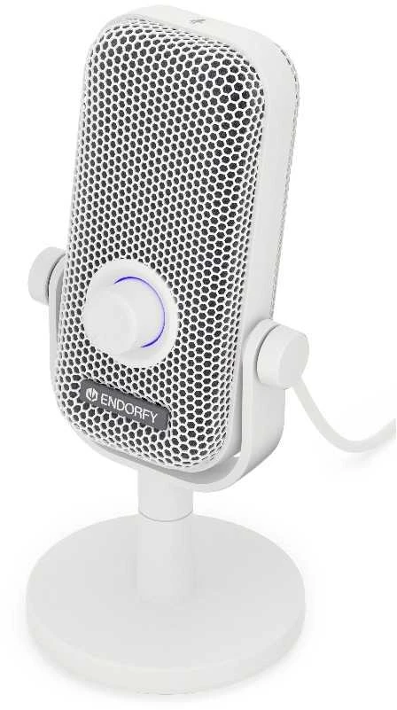 ENDORFY Solum Voice S Onyx Streaming baltas kondensatorinis mikrofonas |USB