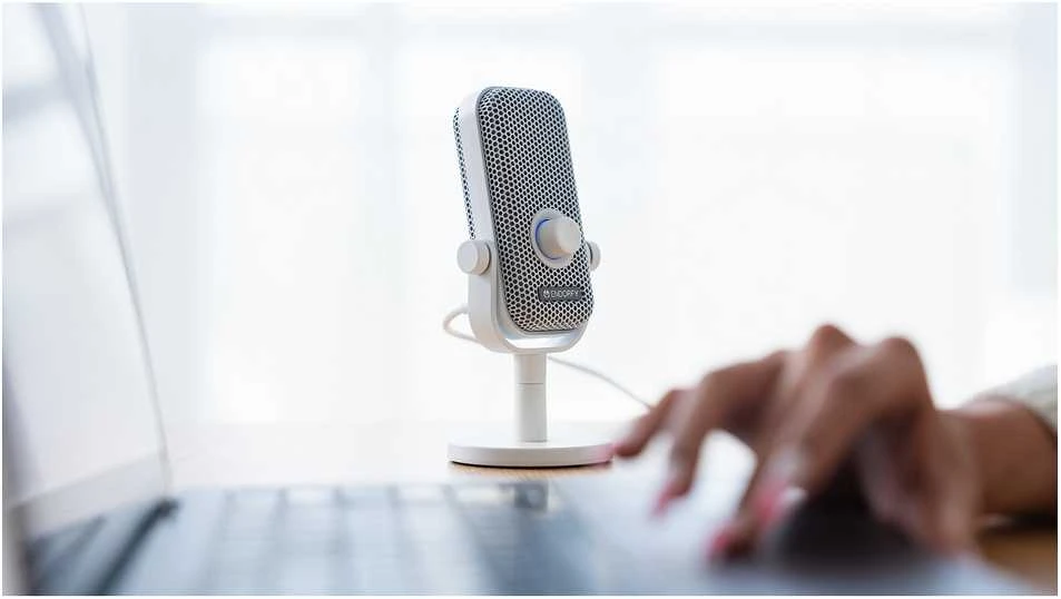 ENDORFY Solum Voice S Onyx Streaming baltas kondensatorinis mikrofonas |USB