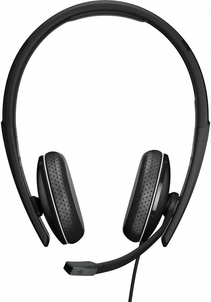 Inline Ausinės „EPOS SENNHEISER ADAPT 165 USB II“, dvipusės, su USB laidiniu adapteriu, 3,5 mm ir USB jungtimis.