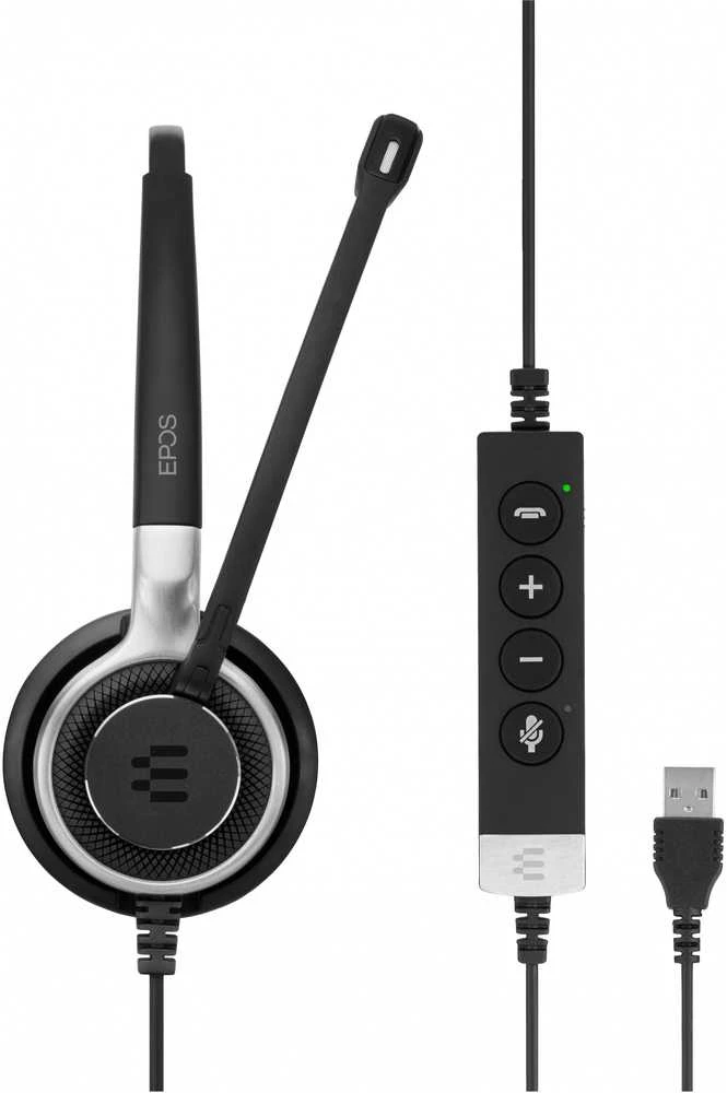 EPOS SENNHEISER SC 660 USB LAIDINIS BINAURALUS Ausinės USB, IR IN-LINE SKAMBUČIŲ VALDYMAS MS