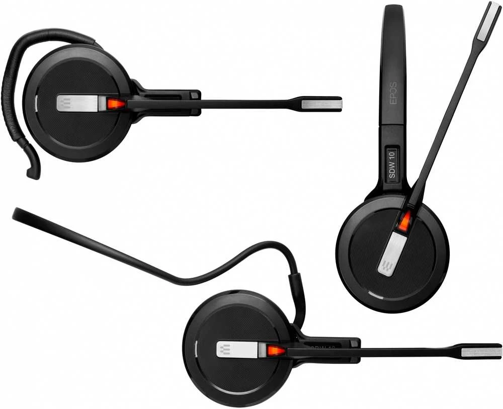 Ausinės Epos „IMPACT SDW 5016-MONAURAL 3-IN-1“ – DECT USB-A telefono adapteris, skirtas ES/JK/AUS