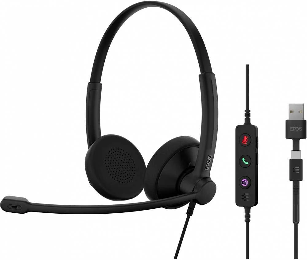 Epos „Impact 100 UC“ stereo USB-C+A ausinės