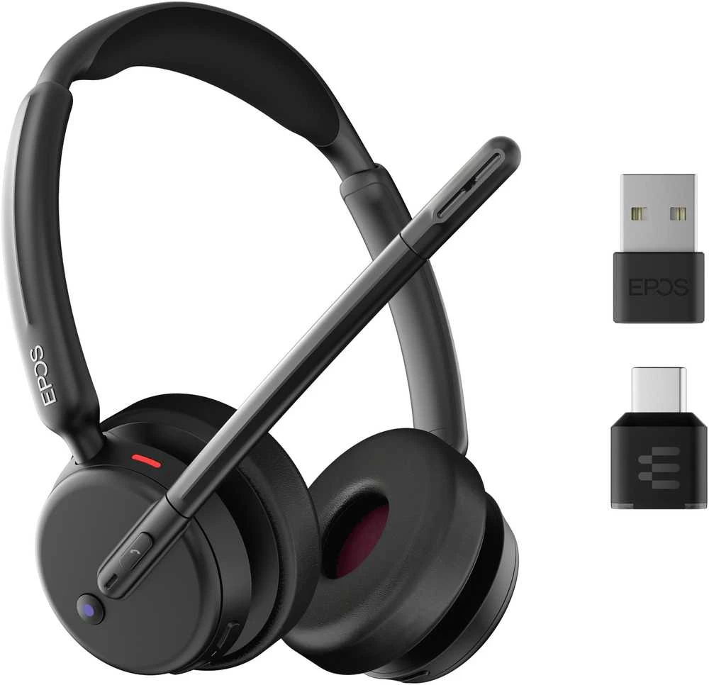 Ausinės EPOS IMPACT 500 MS UC ANC WL USB-C+A
