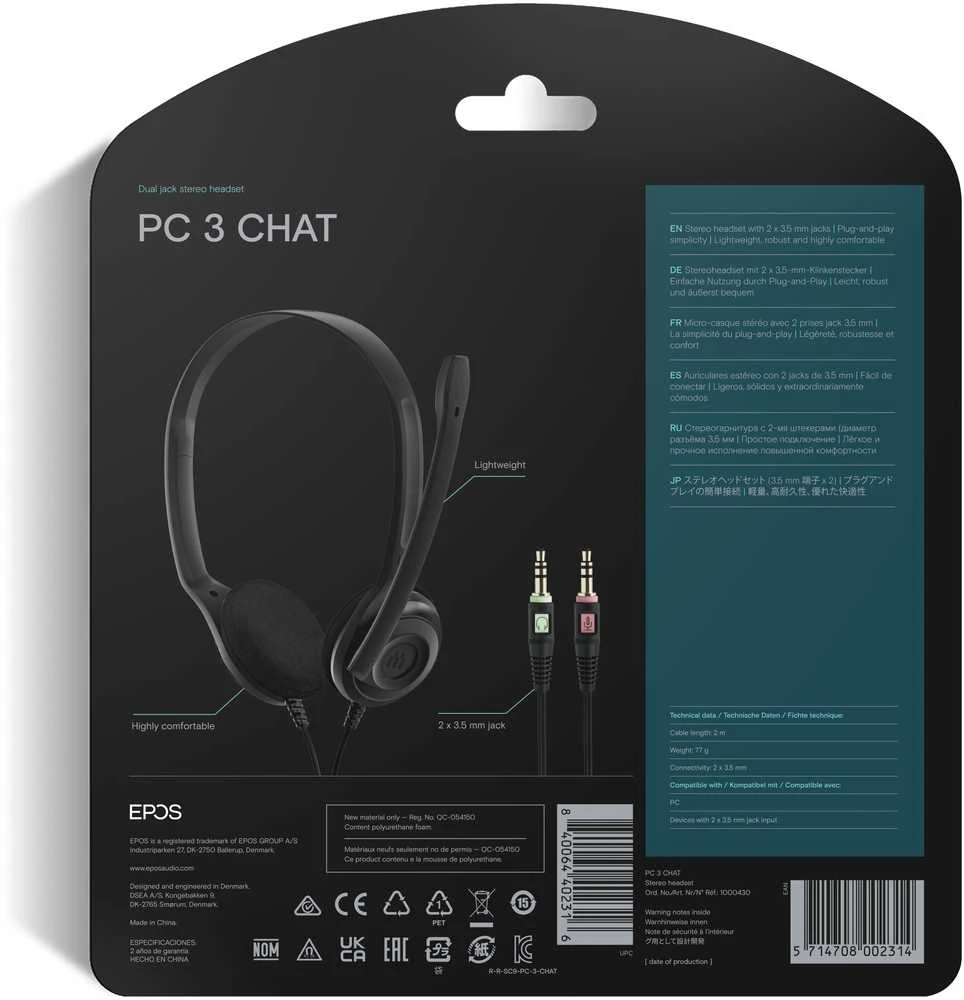 Ausinės Sennheiser Epos PC 3 Chat