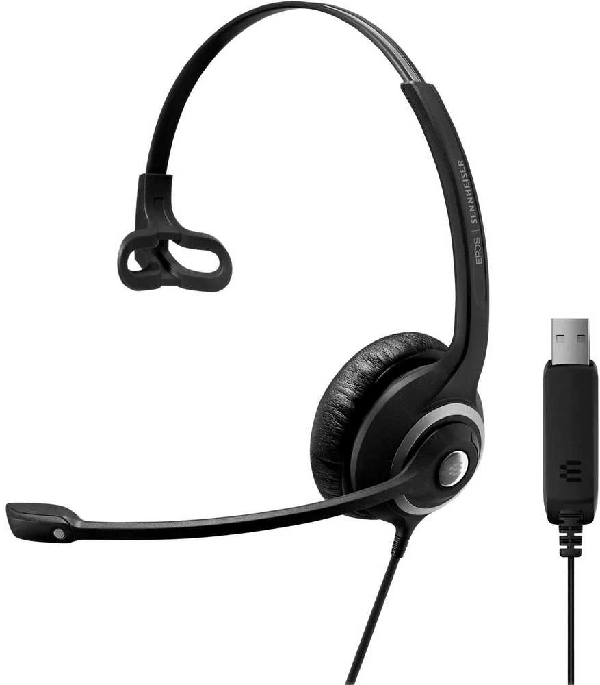 EPOS Sennheiser Ausinės Impact SC 230 USB mono juodas sidabrinis (1000516)
