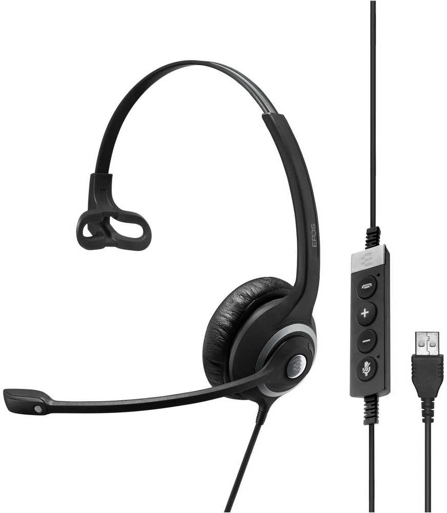 EPOS SC 230 USB vienpusės laidinės ausinės su mikrofonu
