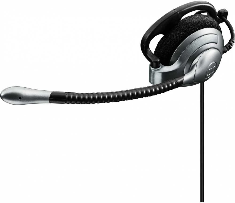 Epos Ausinės - Sennheiser SH 335 Laidinės Ausinės su Mikrofonu 1m Kabeliu Juoda, Sidabrinė