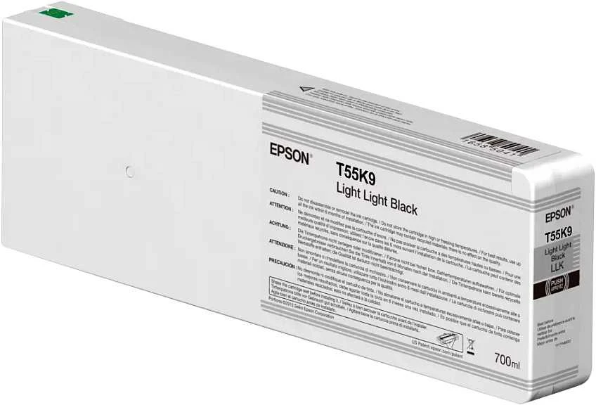 „Epson Singlepack T55K900 UltraChrome HDX/HD“ | Rašalo kasetė | Šviesiai šviesus juodas