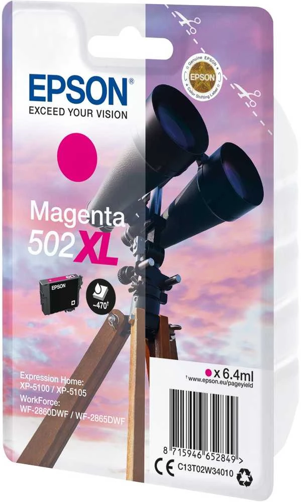Epson 502XL Originalus Rausvai raudona 1 vnt