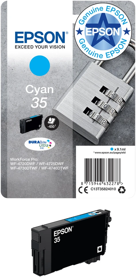 Tusz Epson Tusz T3582 35 (Cyan)