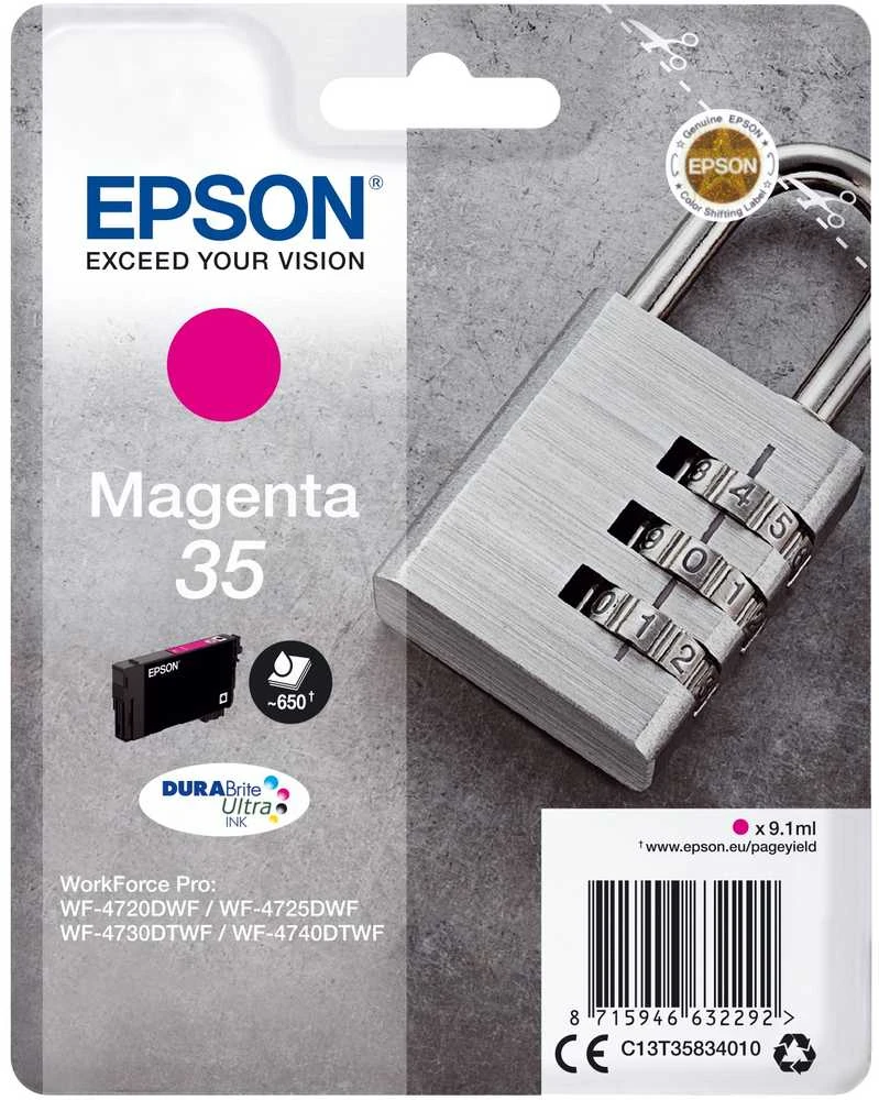 Epson C13T35834010 Druckerpatrone 35 rausvai raudona