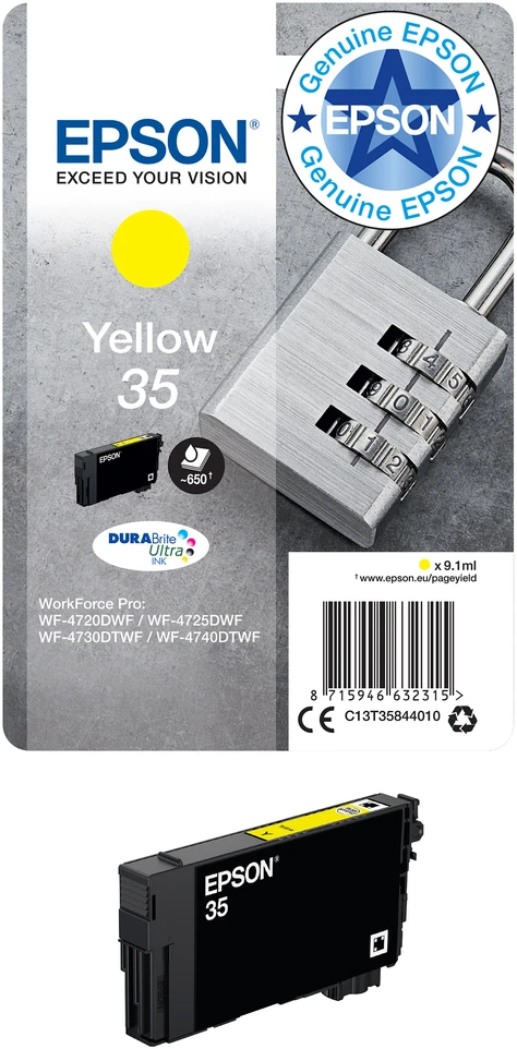 Tusz Epson Tusz T3584 35 (Geltona)