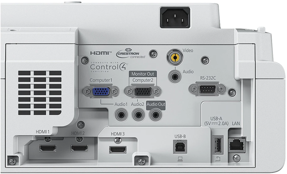 Projektorius Epson | EB-760W | WXGA (1280x800) | 4100 ANSI liumenų | Balta | Wi-Fi