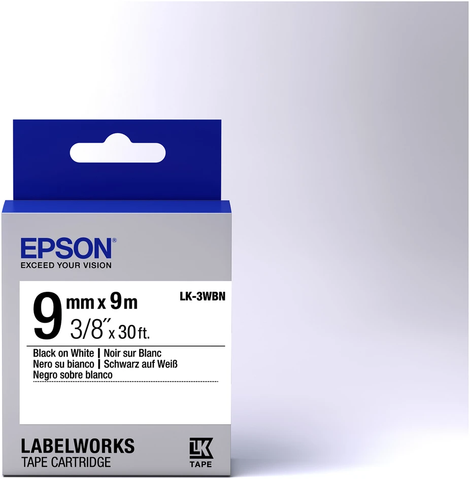 „Epson Tape“, 9 mm (C53S653003)