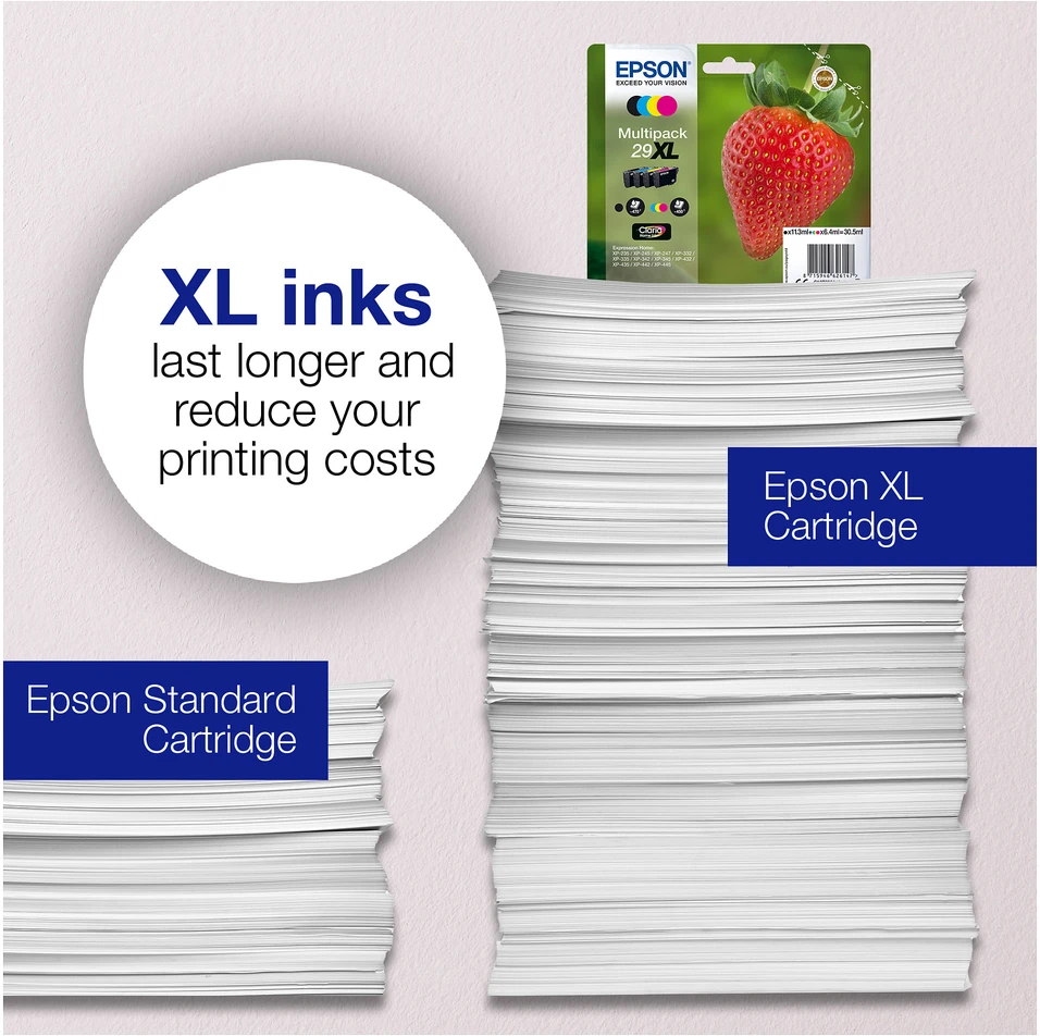 Hewlett Packard (HP) Originali rašalo kasetė Epson Multipack 4-colours 29 EasyMail