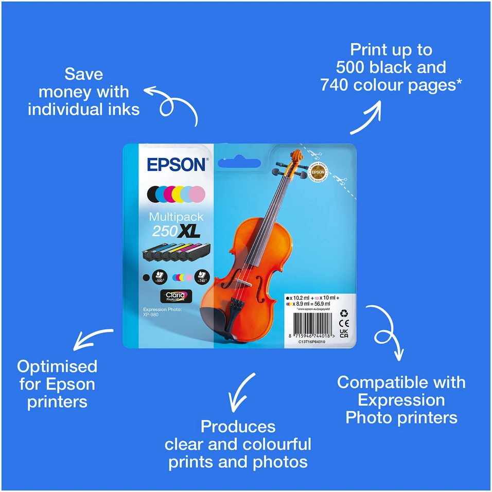 EPSON Multipack 6-colours 250XL Ink