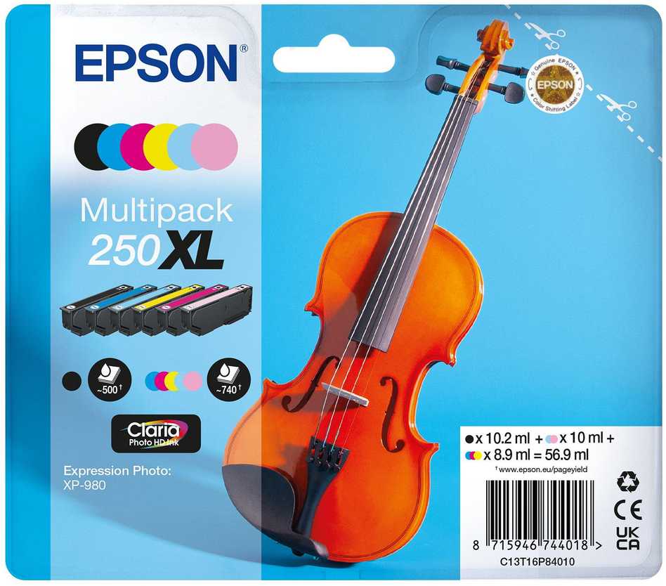 EPSON Multipack 6-colours 250XL Ink