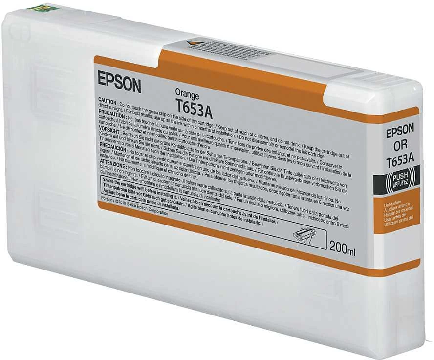 Epson T653A | Ink Cartridge | Oranžinis