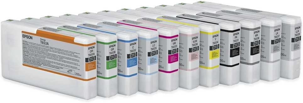 Epson T6534 Geltona rašalo kasetė (200 ml)