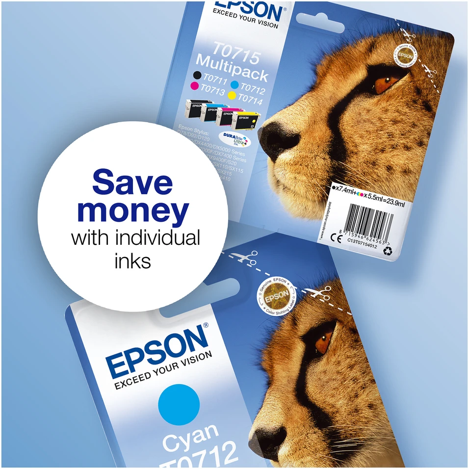 Rašalo kasetė EPSON T071440, Geltona