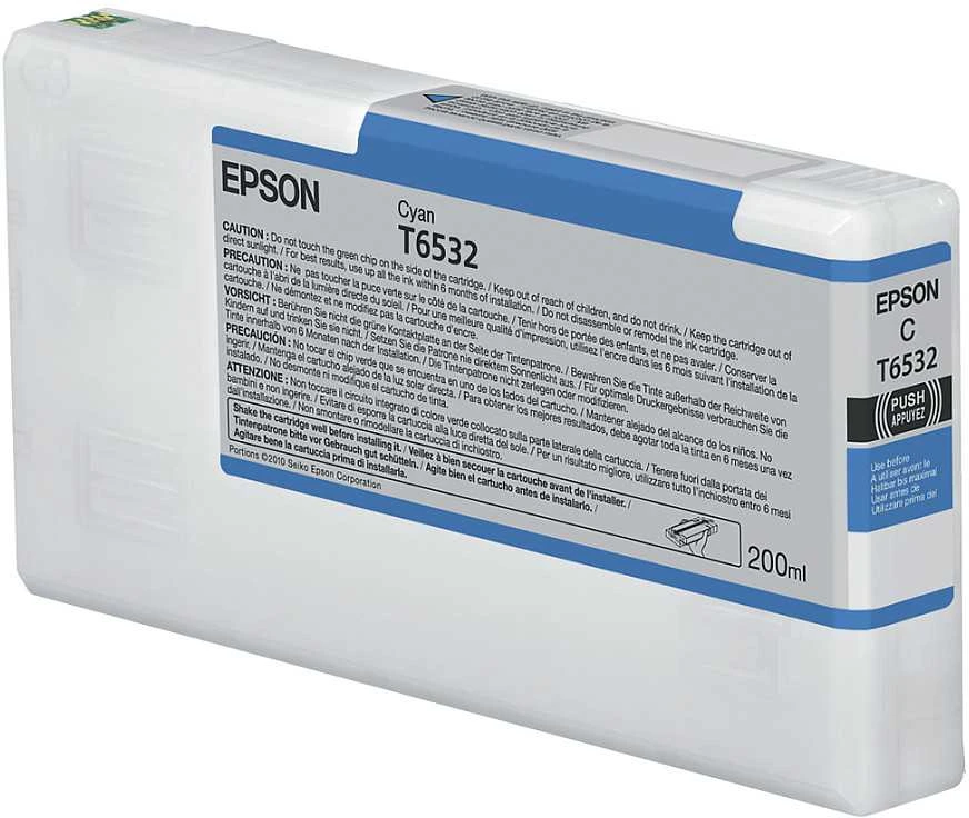 Epson T6532 žydros spalvos rašalo kasetė (200 ml)