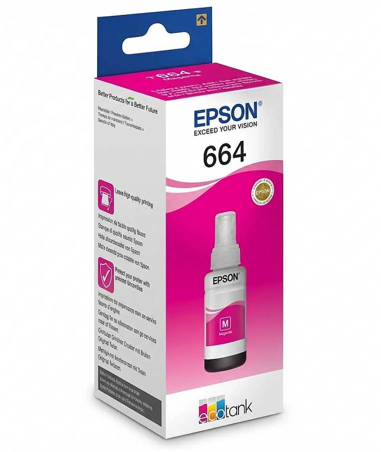 EPSON T6643 rausvos spalvos rašalinė
